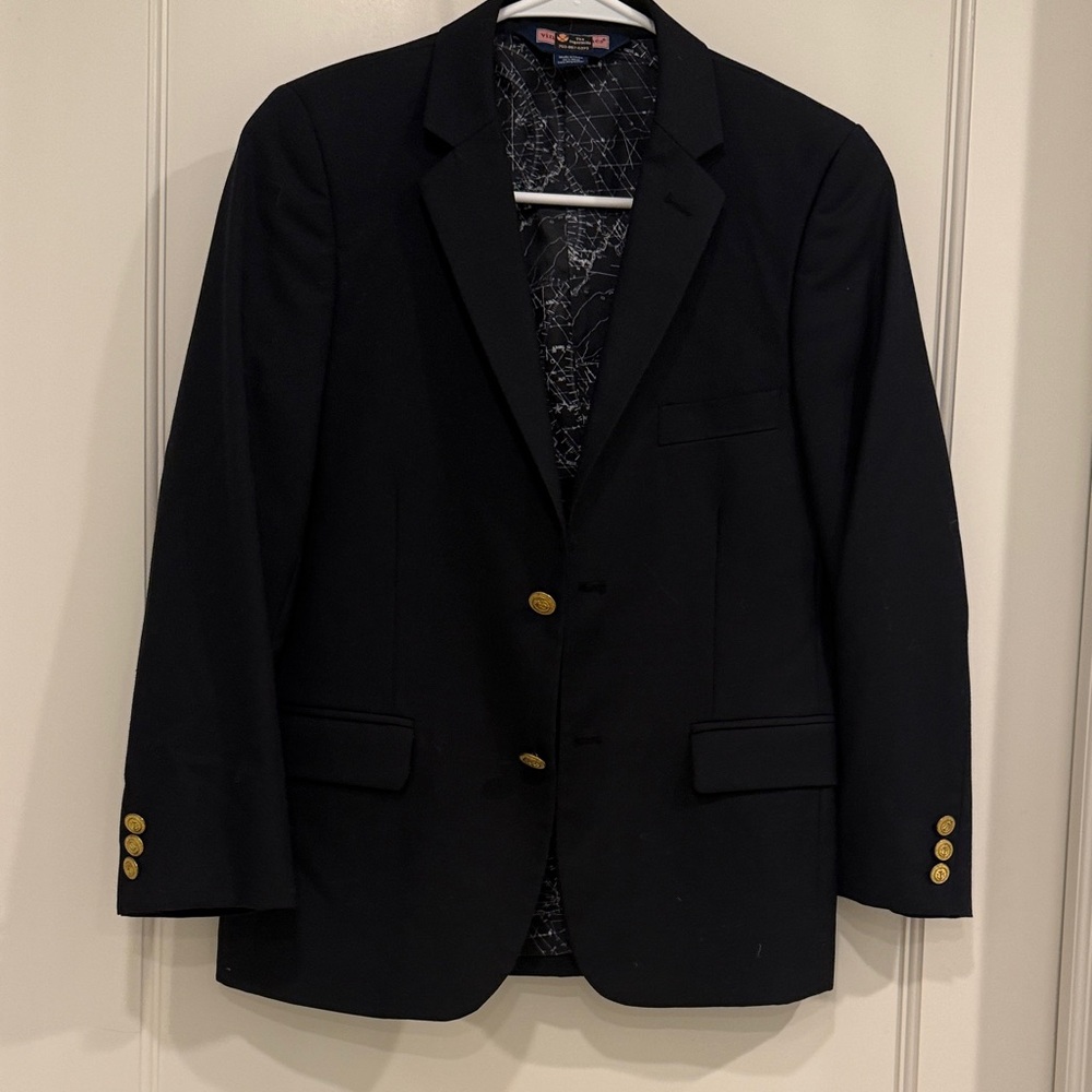 Classic navy Blazer with Gold Buttons